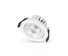 Foco Ledvance de luz LED empotrable con carcasa de aluminio, 8 W, ángulo de emisión 36°, color blanco cálido, 3000 K, IP20, foco ajustable