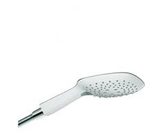 Hansgrohe 26550400 Raindance Select E 150 ducha de mano, 3 tipos de chorro, blanco/cromo