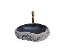 LUYIASI- Cuarto de baño del lavabo de la piedra Cuarto de baño Ideas del tocador sobre lavabo del lavabo de la cuenca (52x38x15cm) bathtub
