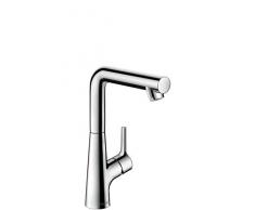 Hansgrohe 72105000 Talis S grifo de lavabo 210, con caño giratorio 120º y vaciador automático, cromo