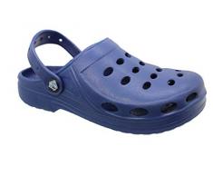 Slobby Eva Clogs - Zapatillas de Estar por casa para Mujer, para el jardín, para el Ocio, la Sauna, para el talón, cómodas, con Correas, Tallas 36-41, BA46D, Color Azul, Talla 38 EU