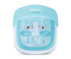 Masajeador de pies con diseño plegable, 3 en 1 bañera de pies con rodillos piedra pómez cepillo exfoliante, fácil almacenamiento, tina plegable para remojar los pies para aliviar el estrés