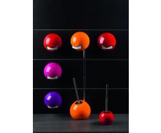 Spirella 18,5x18,5x16,5, Negro colección Bowl, Dispensador de Papel higiénico-Barra, ABS