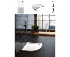 Galdem ducha bañera Ébano suelo CC rectángulo cuadrado Cuadrante rectangular plano bañera ducha Taza de acrílico de alta calidad para mampara de ducha cabina, blanco