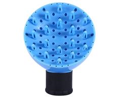 Zerone 1 Unid Secador de Cabello Difusor Curly Ondulado Cabello Peluquería Universal Blower Cubierta Salon Home Travel Tool Azul