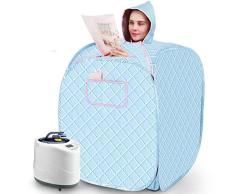 XIAOLY Vapor De Vapor De Vapor De Vapor De Cabina De Sauna De Cabina Portátil - Deshielo Remoto Inalámbrico De 2 L Desintoxicación Antienvejecimiento,Blue