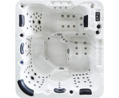 Vasa-Fit Whirlpool W200 - Jacuzzi, material acrílico sanitario, para 4-6 personas, color blanco cielo