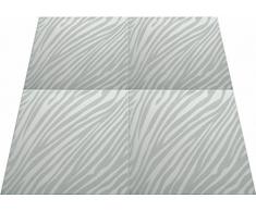 Poliestireno de pared decorativos paneles de techo azulejos Zebra G, 500 x 500 mm