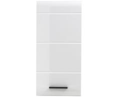 Trendteam 1116-501-01 Armario Colgante para Baño Skin 30 x 77 x 23 cm, en Blanco Brillante