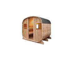 Sauna tradicional de exterior de 6 plazas modelo Barrel Sined