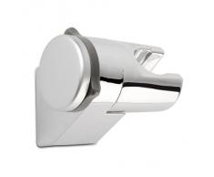 TATAY 3360709 - Soporte de Ducha regulable multiposición,ABS, Cromado, 8.00x7.00x6.50 cm