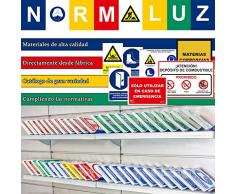 Normaluz RD707022 - Señal Adhesiva Rectangular Botiquín Acero inoxidable Adhesivo 0,8 mm 5x20 cm