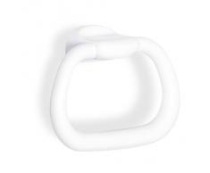 TATAY 6630701 - Olympia Aro toallero pequeño para baño, Plástico Polipropileno, Blanco, 20.50x6.30x14.00 cm