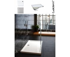 Galdem ducha bañera Ébano suelo CC rectángulo cuadrado Cuadrante rectangular plano bañera ducha Taza de acrílico de alta calidad para mampara de ducha cabina, blanco