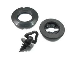 2 ORIGINAL BMW Alfombra Felpudo Cierres de Seguridad para su BMW E23 E24 E28 E30 E36 Z3