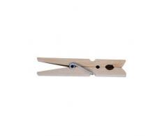 MSV juego de 24 pinzas 100295 tamaño grande 10 x 0,1 cm madera de abedul