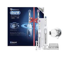 Oral-B Genius 8900 - Cepillo de dientes eléctrico, con Tecnología de Braun, 2 unidades