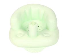 Ichiias Silla de bebé inflable multifuncional ortable Asiento de seguridad para banqueta de baño(Verde)