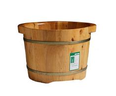 MZZYP Baño de pies Barril, Robusto y Durable Cedro Natural Sauna de Madera Balneario del pie Pueden Tomar masajes en los pies for Mejorar el sueño