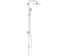 Grohe 27421002 Euphoria 260 - Sistema de ducha con inversor, Ducha de techo SmartControl de 260 mm con tres chorros, función de ahorro de agua y teleducha de 110 mm con tres chorros