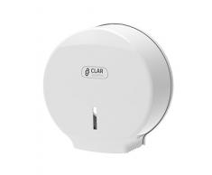 Clar Systems P3000PB Dispensador de Papel Higiénico en Rollo, Blanco