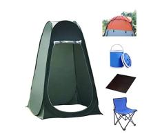 HUABAG Pop Up Aseo Carpa portátil Vestuario de privacidad Espacio Campamento Playa Plato de Ducha,Verde