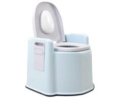 LMIM Inodoro portátil de Viaje con balde Interior Desmontable y Soporte de Papel higiénico para Ancianos, Embarazadas, discapacitados, Inodoro liviano para Camping RV, Senderismo, navegación y Viaje