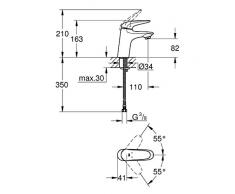 Grohe Eurostyle - grifo M, color cromo Ref. 23715003