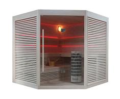 EO-SPA E1403B - Sauna (madera de álamo, 200 x 200/9 kW)