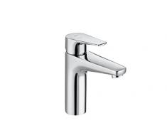 Roca Atlas A5A3990C00 - Grifo monomando lavabo cuerpo liso cromo caño mezzo
