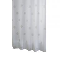 Ridder 414270-350 - Cortina de Ducha de Tela (240 x 180 cm, Anillas Incluidas), diseño de espirales, Color Gris