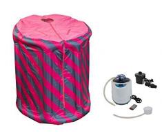 Portable Aroma para sauna rosa/azul inflable
