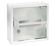 Wenko Botiquín Inox, Acero Inoxidable, Plata Brillante, 25 x 25 cm