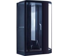 Vapor ducha Pisa Negro Vapor cabina de ducha, ducha, baño de vapor, templo de ducha, ducha gabinete