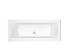 Bañera Rectangular Acrílica Blanca 1700x700mm