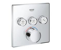 Grohe SmartControl - Mezclador empotrado para ducha o bañera con tres válvulas (29149000)