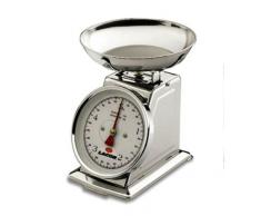 Lacor - 61705 - Bascula Mecanica Con Bol Inox 5 kgs
