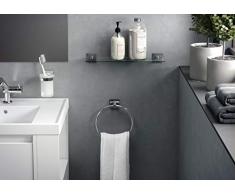 Bath+ by Cosmic 2640152 Portacepillos cromo, 7.5 x 11 x 12 cm