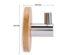 Fdit 1 Pieza / 4 Unidades de Adhesivos de Pared Ganchos Toalla Sombrero Colgador Organizador para Cuarto de baño Dormitorio