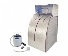 Sauna de vapor portátil deluxe Svedana, Minisauna Comodidad con mando a distancia inalámbrico y generador de vapor electrónico de 2 litros, 1000 W