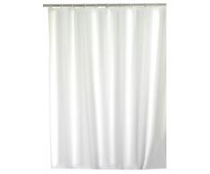Wenko 19104100 - Cortina de ducha de plástico (180 x 200 cm), color blanco