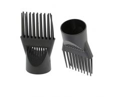 Difusor universal de pelo para peluquería, 2 unidades, accesorio de peine de peine de alta calidad, boquilla de peinado de pelo con doble agarre