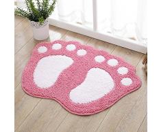 JIAN YA NA Alfombrilla linda Alfombrilla de baño Alfombrillas de baño Alfombras de baño Alfombrillas antideslizantes Alfombra, Rosa, 48 x 67 CM