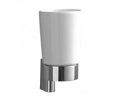 Ideal Standard Connect N1388AA - Vaso para cepillo de dientes (con soporte de pared), color blanco