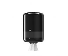 Tork 559008 Dispensador de alimentación central Elevation / Soporte de papel mecha compatible con el sistema M2 / Negro