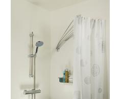 Sealskin Cortina Flexible de Ducha, 80 x 155 x 5 cm, Metal, Chromo