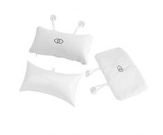 Cojín de baño – delaman – Cojín Almohada De Baño Para Spa ducha Relaxion perfecta seca rápido resistente a los olores antideslizante con 2 ventosas