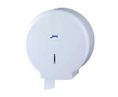 Jofel AE57000 - Dispensador de papel en rollo, rollos de 45 mm diámetro, color blanco