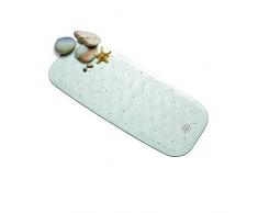 Rayen 2326.21 Alfombra para Bañera con Ventosas, Caucho, Blanco, 37 x 90 cm