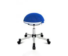 Topstar SH17BB6 - Taburete Giratorio para Hacer Fitness, Convertible en Pelota de Goma, Color Azul